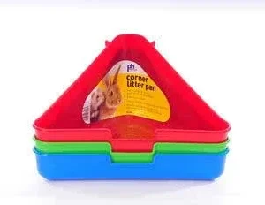 Prevue Hendryx Ferret / Rabbit Litter Pan (corner -80740 {L+1}480283