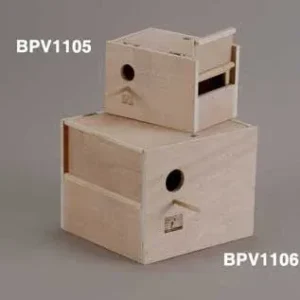 Prevue Keet Nest Box Wood (Outside Mount) {L-b}480051