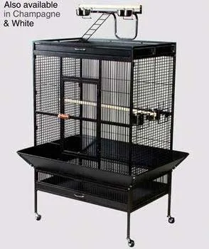 Prevue Pet Products Wrought Iron Select Cage Black 36x24x66in {L-2} - Image 2