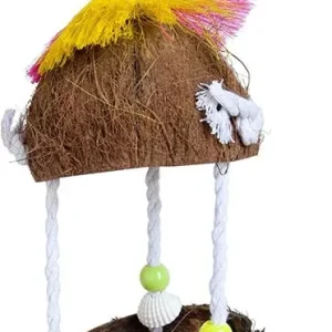 Prevue Tropical Teasers Tiki Hut Bird Toy