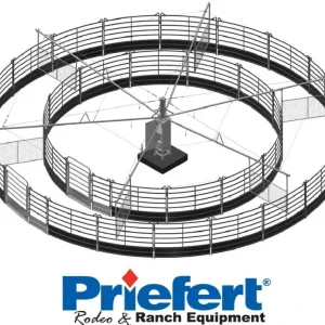 Priefert Horse Panel Walker 70' 6 Horse Solid Bottom Touchscreen
