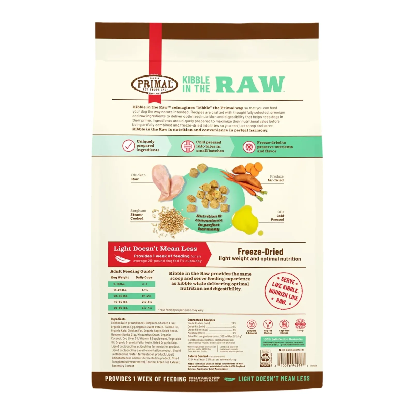 Primal Dog Freeze-Dried Kibble in The Raw Chicken, 1.5 lb - Image 2
