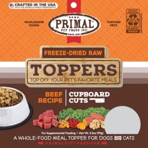 Primal Freeze-Dried Cupboard Cuts Toppers Beef, 18 oz