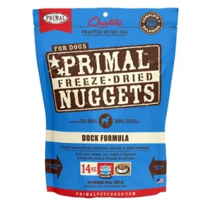 Primal Pet Foods Freeze Dried Dog Food 14 oz. Duck