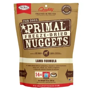 Primal Pet Foods Freeze Dried Dog Food 14 oz. Lamb