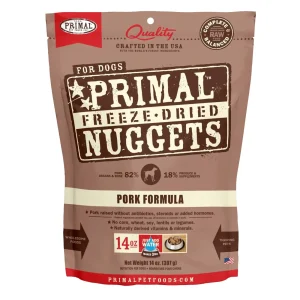 Primal Pet Foods Freeze-Dried Dog Food 14 oz. Pork