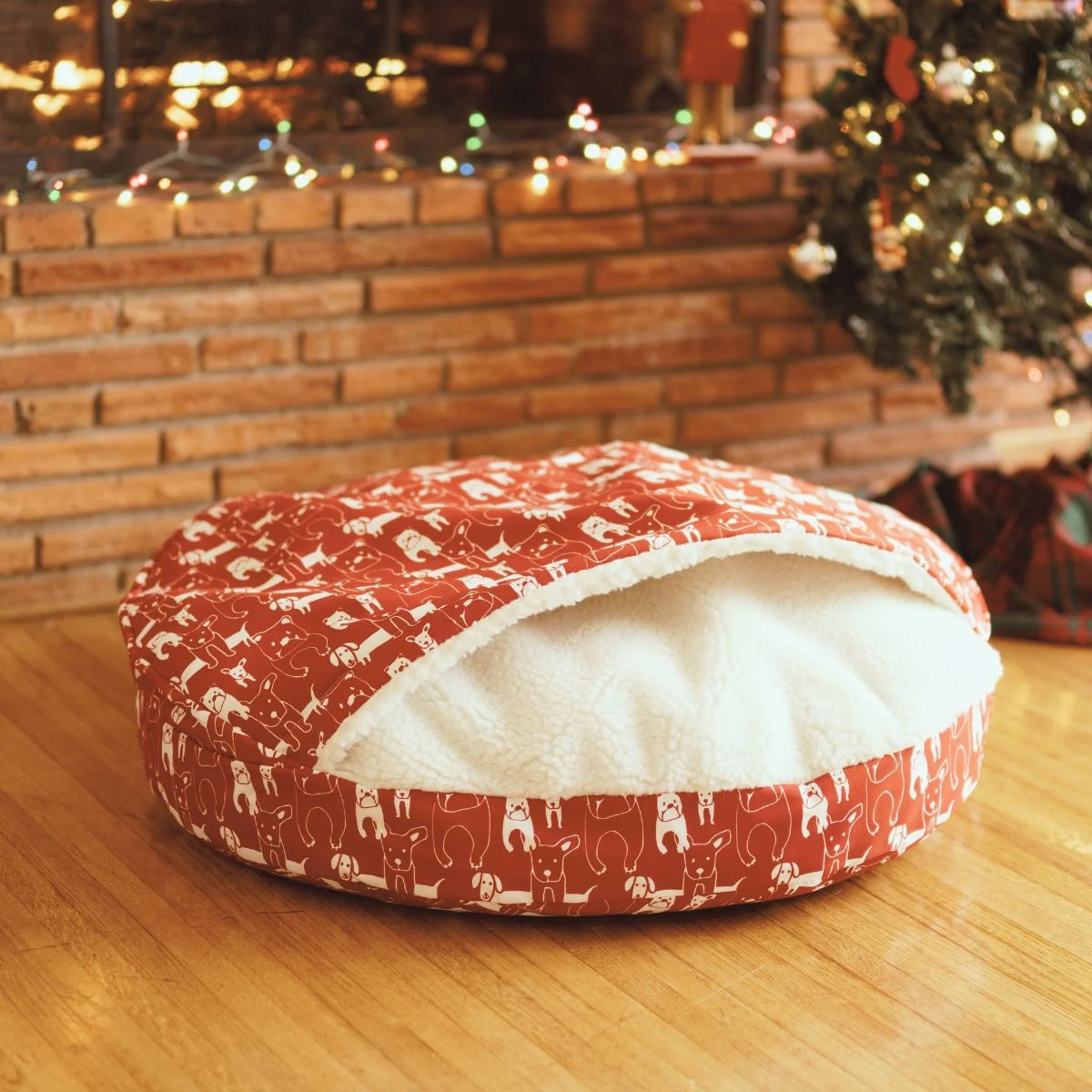 Holiday Collection – Replacement Covers for Round Orthopedic & Regular Cozy Cave® Dog Beds - Image 2