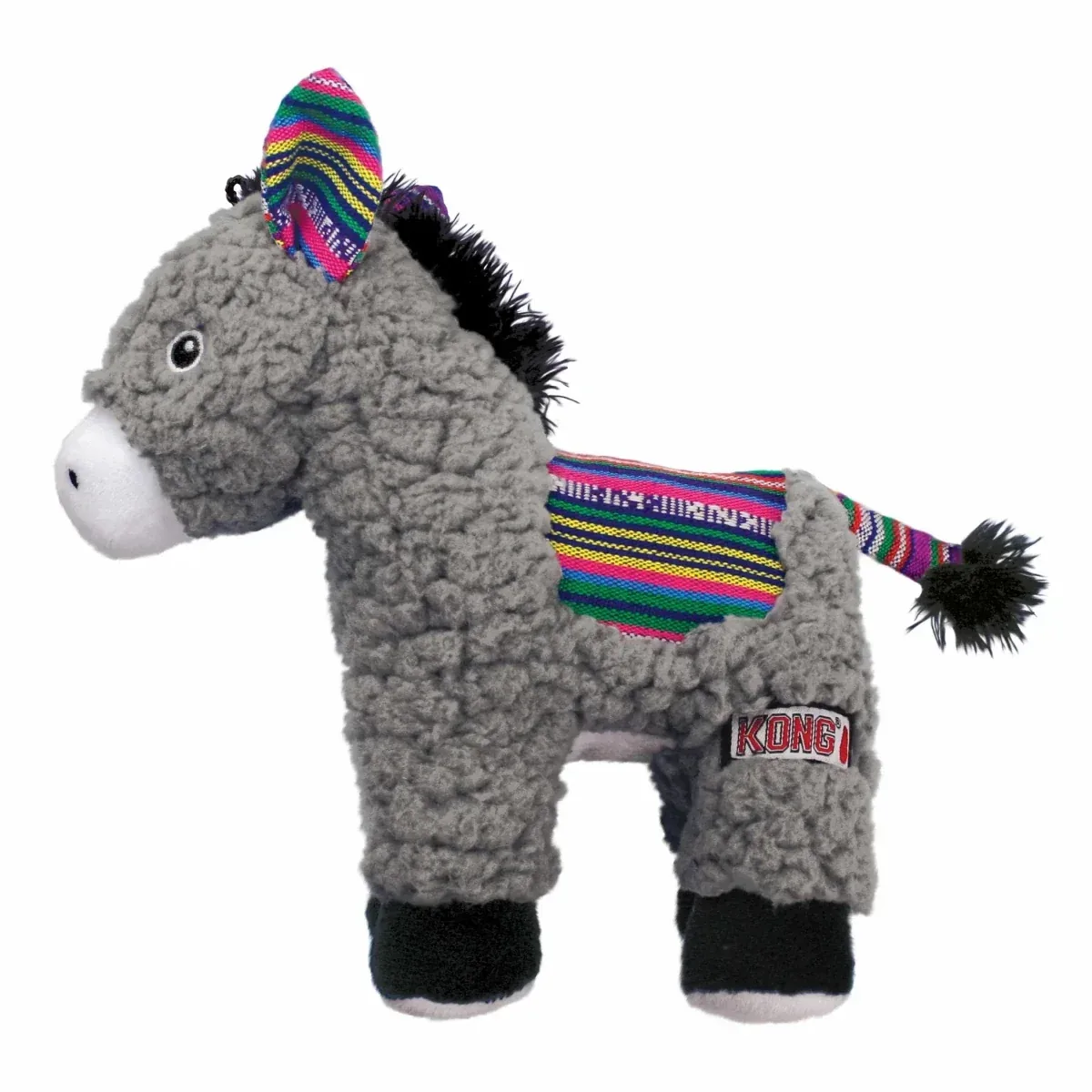 KONG Sherps Donkey Dog Plush Dog Toy Medium - Image 2