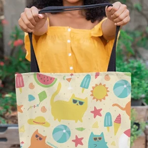 Beach Cats Tote Bag