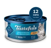 Blue Buffalo BLUE Tastefuls Mature Pate Chicken Entree Wet Cat Food