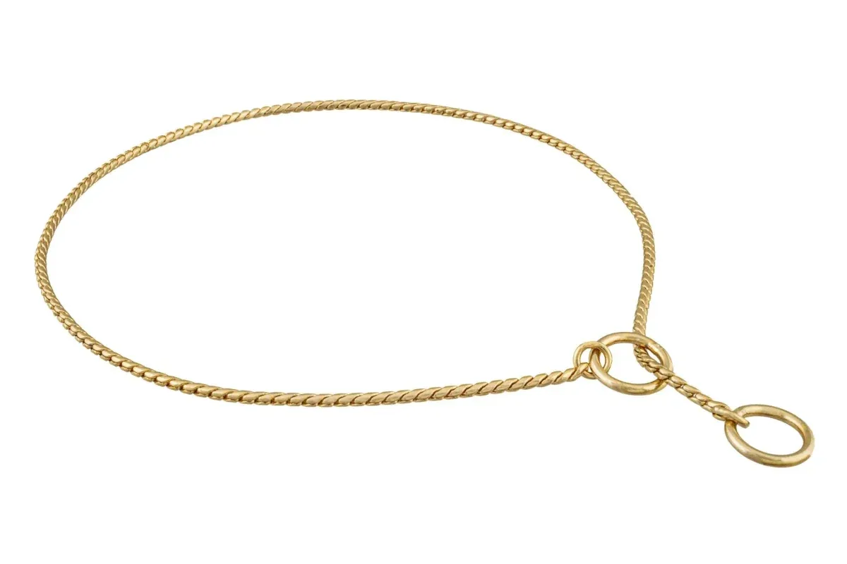 Slip Snake Show Chain Dog Collar (24 in x 2.4 mm) - Image 2