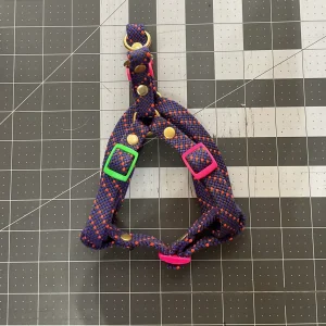 Marley Flat Rope Harness - Blue Pink