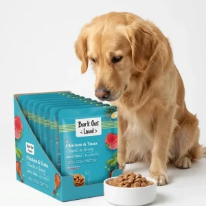 Bark Out Loud Chicken & Tuna Chunks Gravy Adult Dog Wet Food