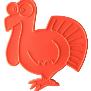 MKB Turkey Ultra Durable Nylon Dog Chew Toy for Aggressive Chewers