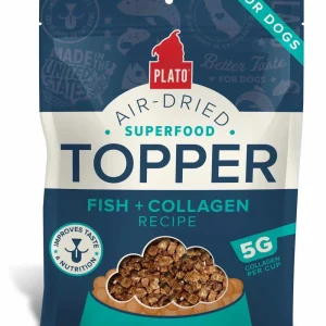 Plato Dry Dog Food Topper Fish & Collagen Recipe