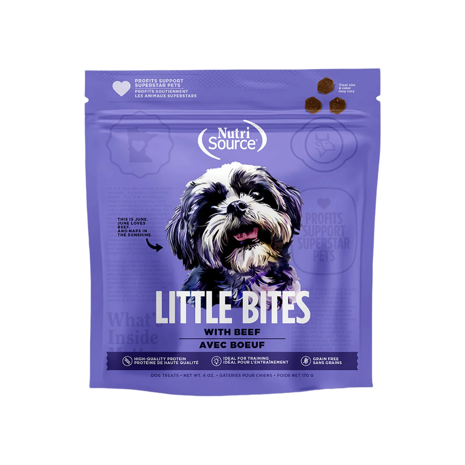Nutrisource Grain Free Little Bites Soft & Chewy Dog Treats
