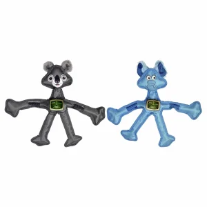 Multipet Skeleropes Dog Chew Toy Assorted Animals 15 in