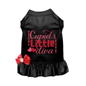 Cupid's Little Diva - Valentine's Day Dog Dress by Bark Fifth Avenue