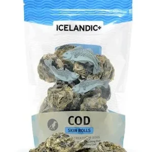 Icelandic+ Cod Skin Rolls - Omega-3 Rich, 6-Count