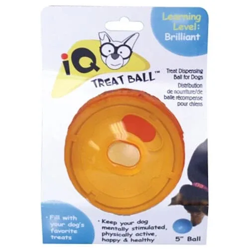 OurPets IQ Treat Ball Treat Dispensing Interactive Puzzle Ball Dog Toy - Image 2