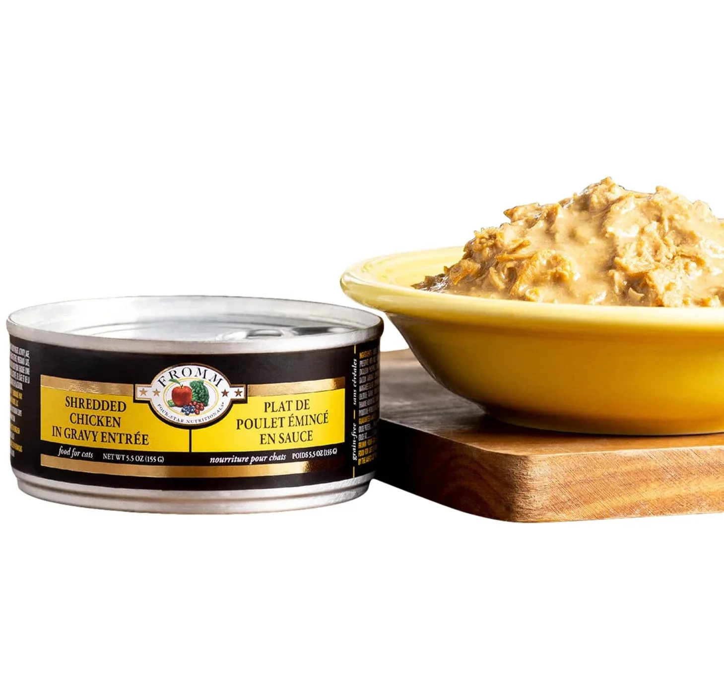 Fromm Four-Star Wet Cat Food Shredded in Gravy Entree - Image 2