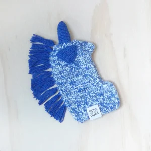 Unicorn Sweater Hood - Colorblock Blue