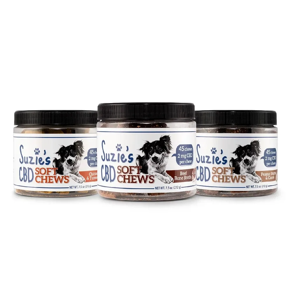 Suzie's CBD Soft Chews for Dogs (45 Chews/2mg)