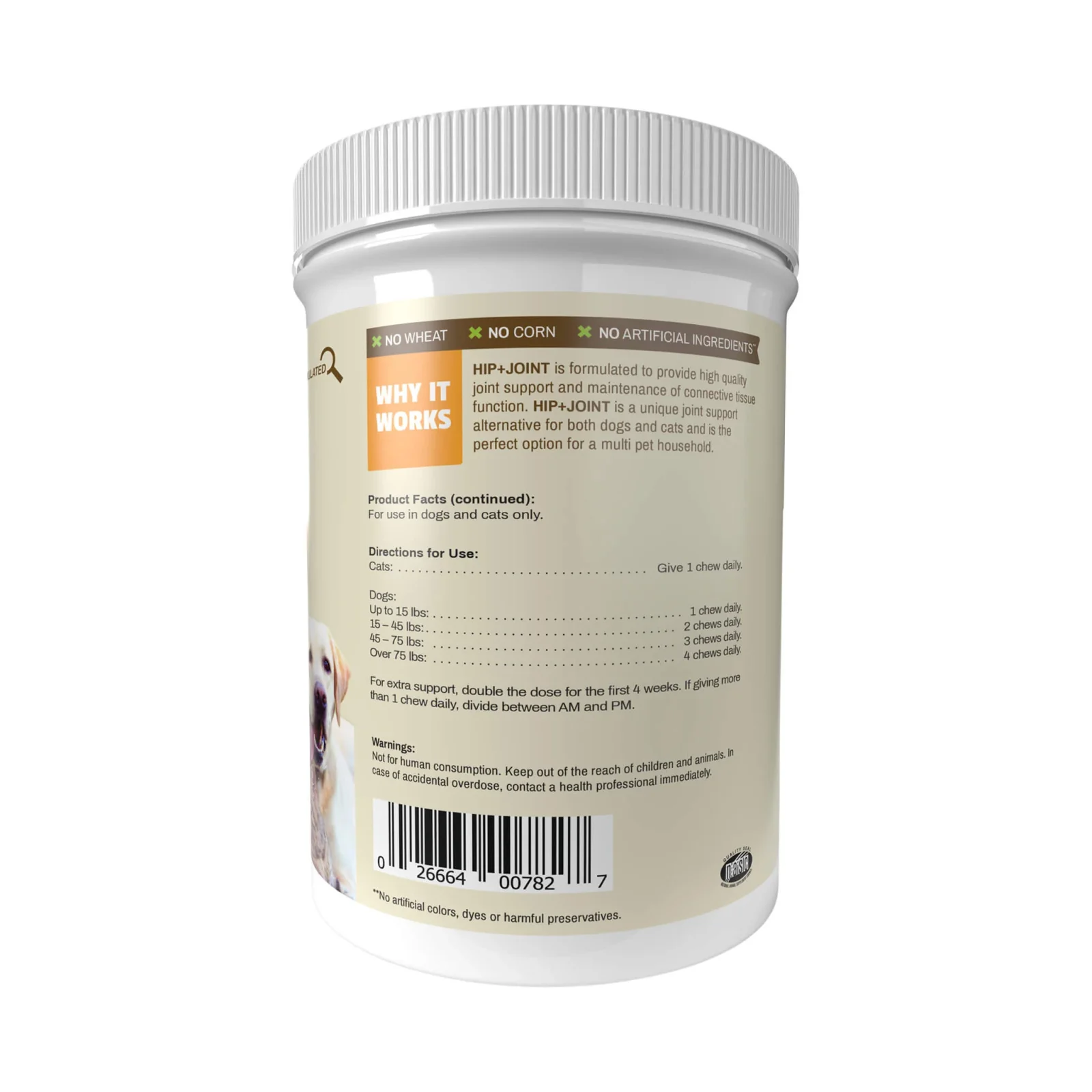 Pet Naturals Hip and Joint Supplements for Dogs and Cats - Image 2