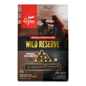 Orijen Dog Wild Reserve Grain-Free Farm Raised Beef & Lamb Recipe 4 lb