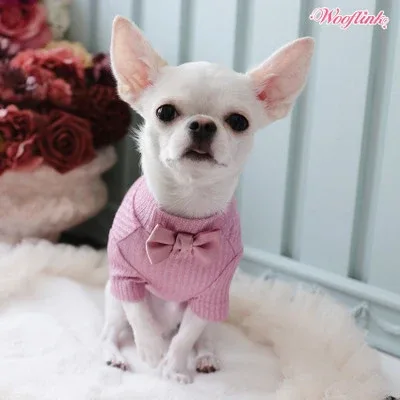 Wooflink Holiday Shimmer Basic Turtleneck in Pink
