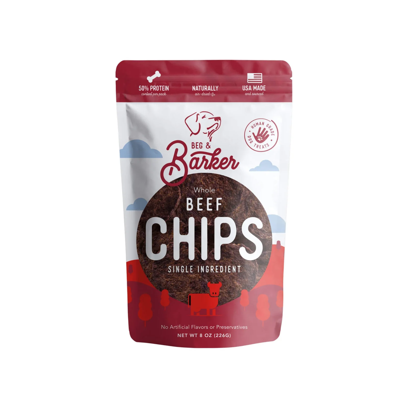 Beg & Barker Chips Single Ingredient Human Grade Dog Treats - Image 2