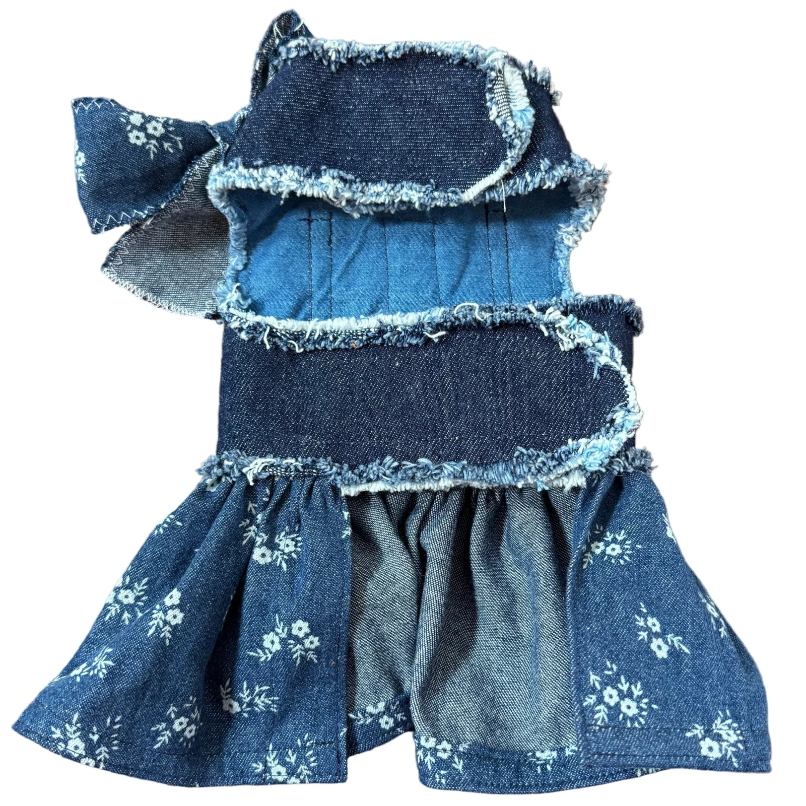 Denim Floral Dress - Image 2