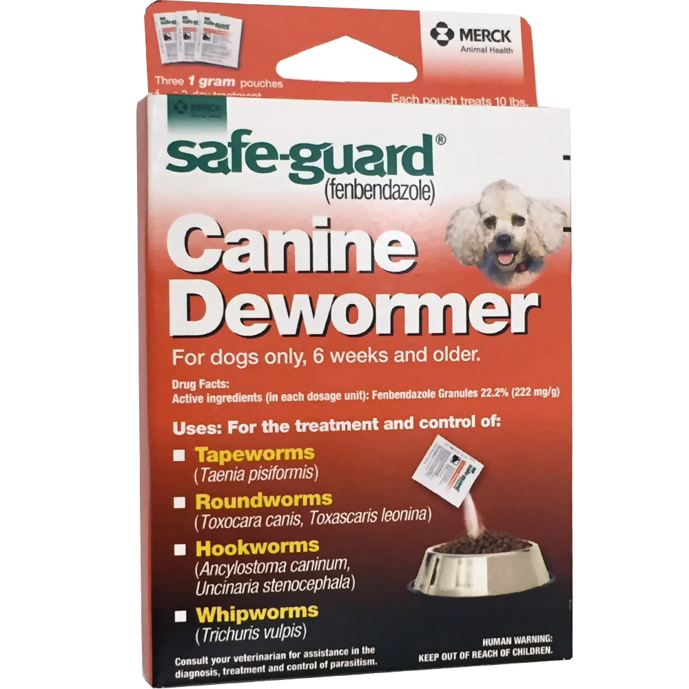 Merck Safeguard Canine Dewormer 3-pack (1 gm)