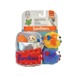 Fofos Sardine Catnip Toy for Cats
