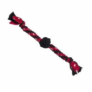 KONG Dual Knot Rope Dog Toy with Ball for Medium-Large Dogs