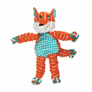 KONG Floppy Knots Fox Dog Rope Dog Toy, MEDIUM/LARGE