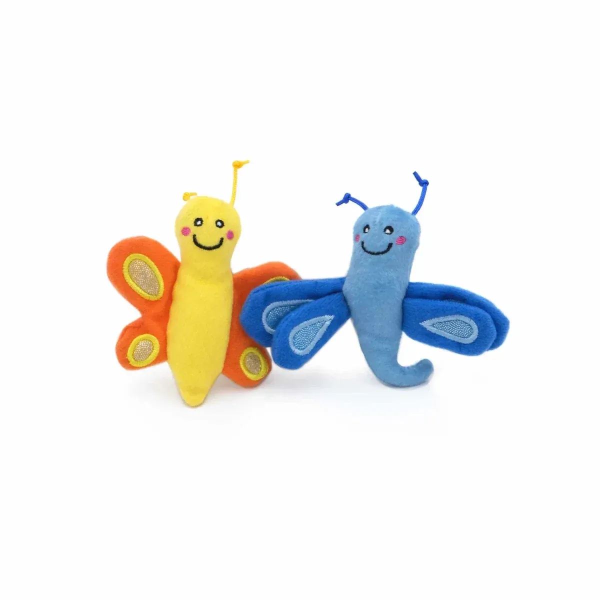 ZippyClaws Butterfly and Dragonfly, 2-Count