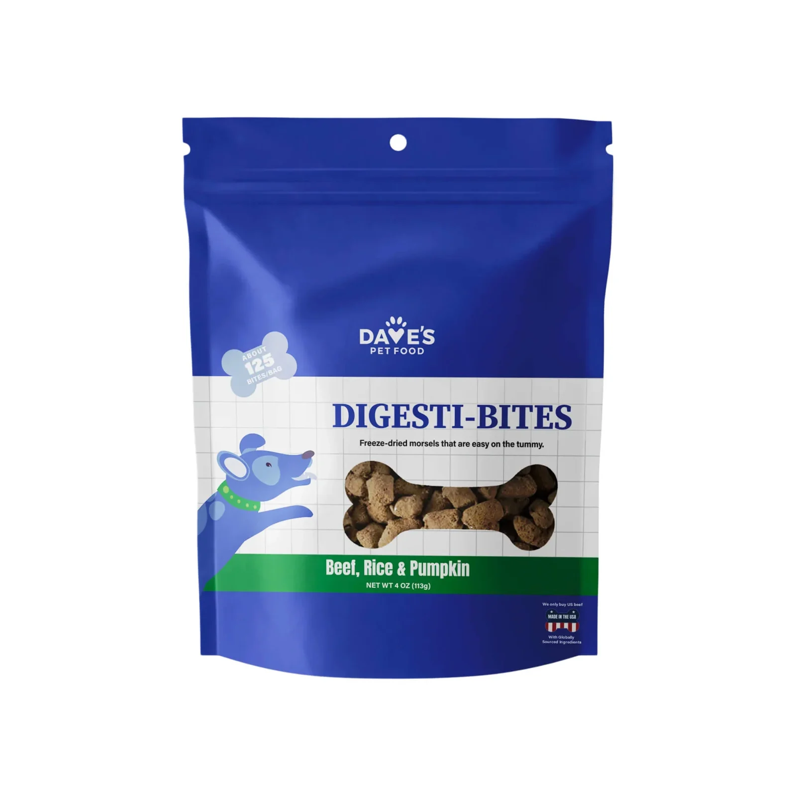 Dave's Pet Food Digesti-Bites Freeze Dried Complete & Balanced Dog Treats - Image 2