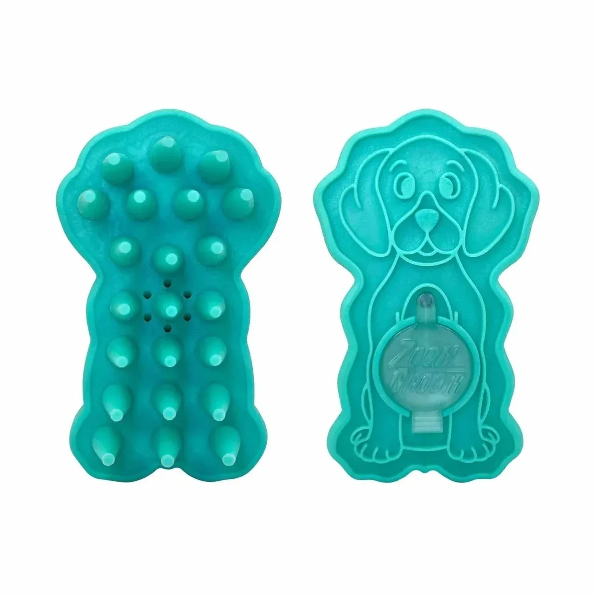 KONG ZoomGroom Bubbles - Soap-Dispensing Dog Grooming Brush Large - Image 2