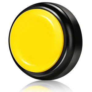 Pet Vogue Voice Recording Interactive Button for Dogs & Cats (Yellow)