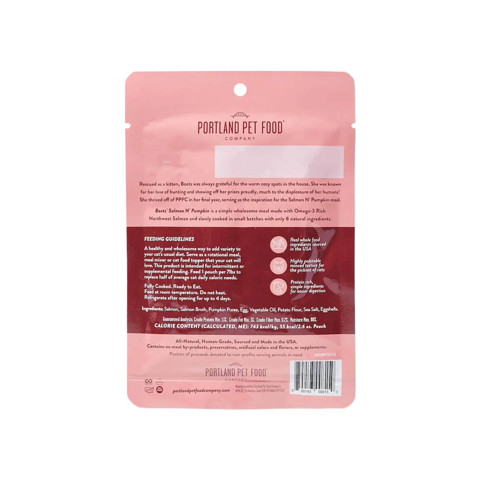Portland Pet Food Grain Free Homestyle Cat Meals - Image 2