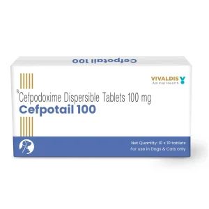 Vivaldis Cefpotail 100mg (Cefpodoxime) Tablets for Dogs and Cats
