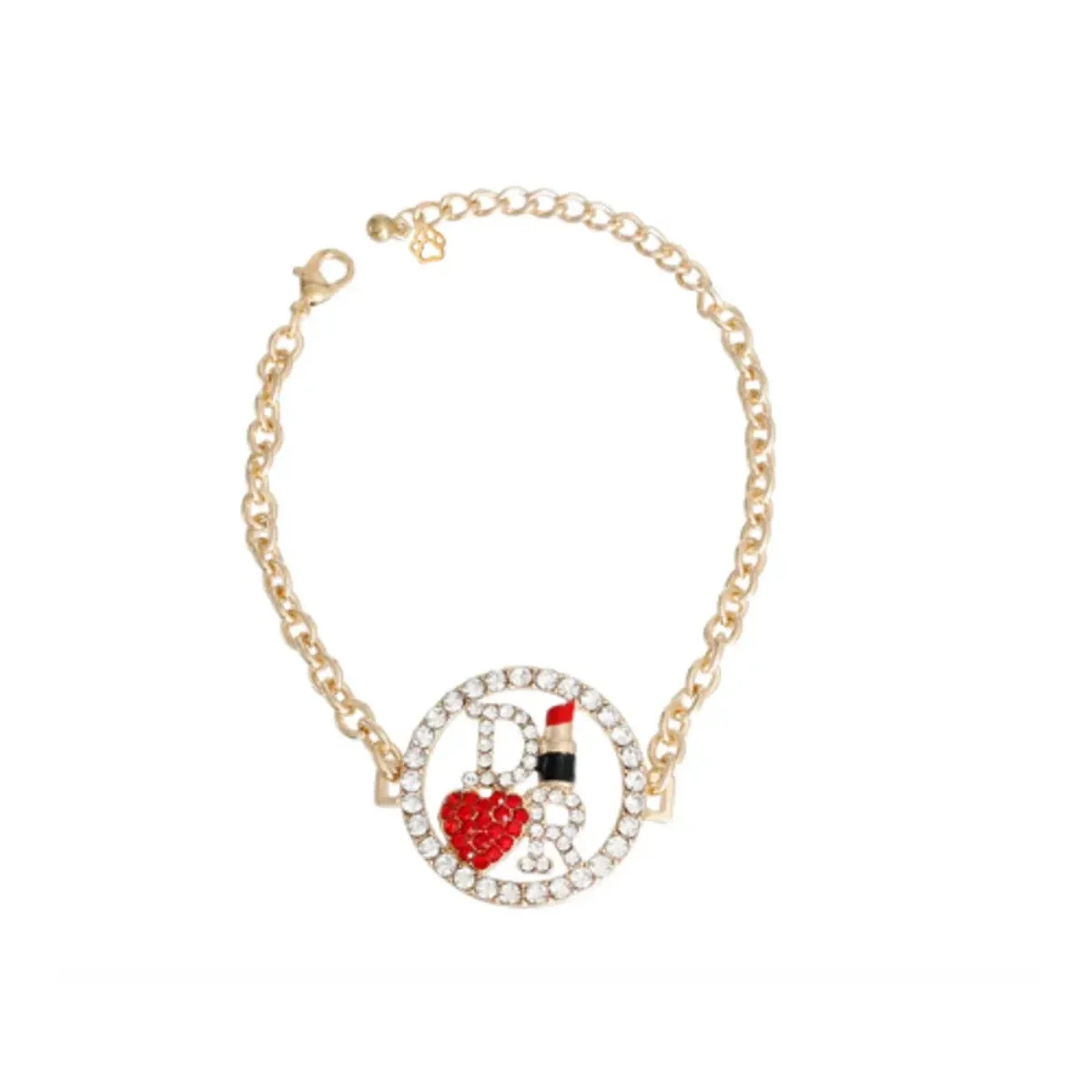 Paw-Dior Charm Dog Necklace - Image 2