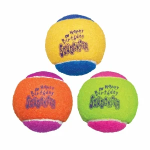 KONG SqueakAir Birthday Balls Dog Fetch Dog Toy Medium