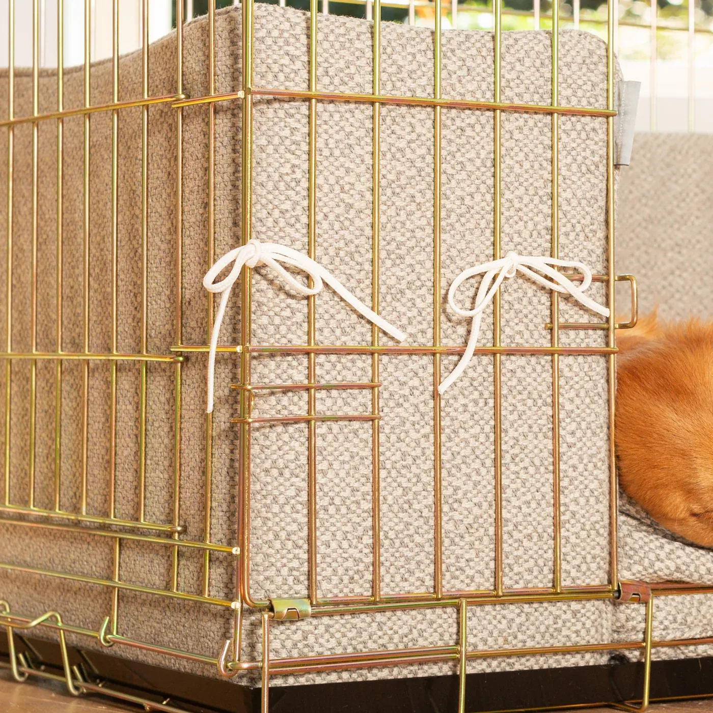 Dog Crate Bumper in Essentials Herdwick Pebble by Lords & Labradors - Image 2