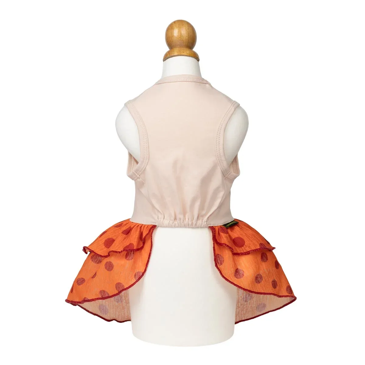 Polka Dot I Love Fall Dog Dress - Image 2