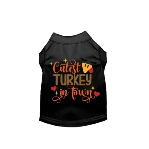 Cutest Turkey in Town Dog Sleeveless Shirt