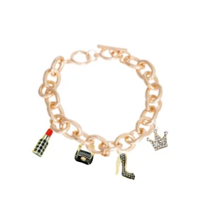 Bark Fifth Avenue Diva Charm Necklace Dog Harness