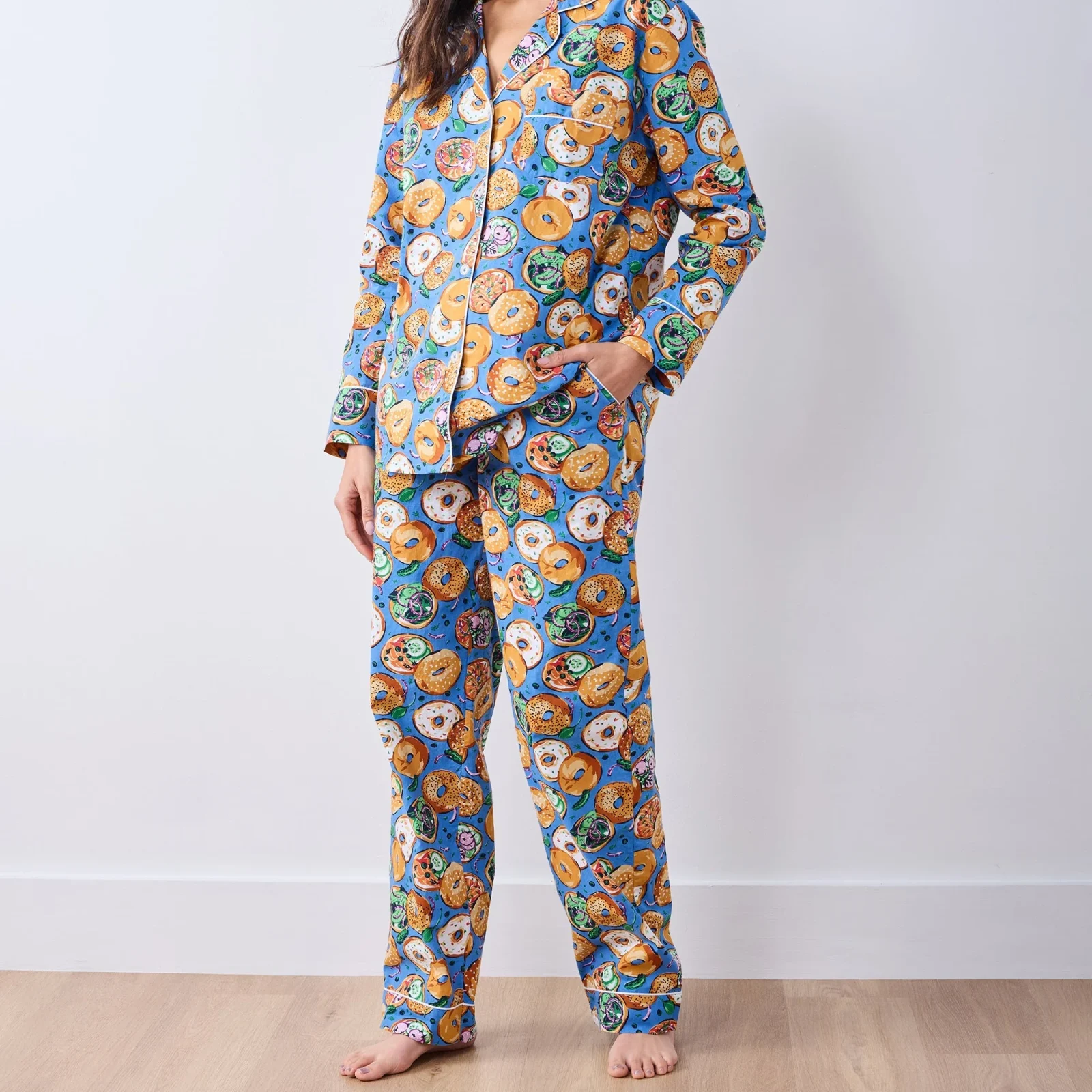 Printfresh Bagels & Schmear Long PJs