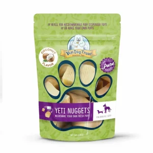 Yeti Dog Nuggets Coconut Flavored, 3.5 oz each, Case of 6